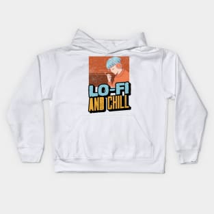 Lo-fi and Chill Anime Mix Kids Hoodie